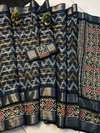 Wow Bandhej Pure Candy Cotton Silk With Jequrd Boder Saree Suppliers In India